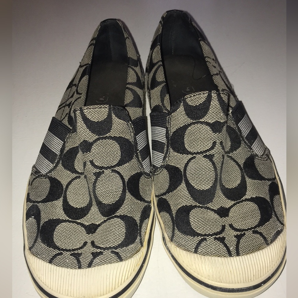 Womens 7.5 Medium Wide Slip on COACH shoes
